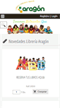 Mobile Screenshot of libreriaaragon.com